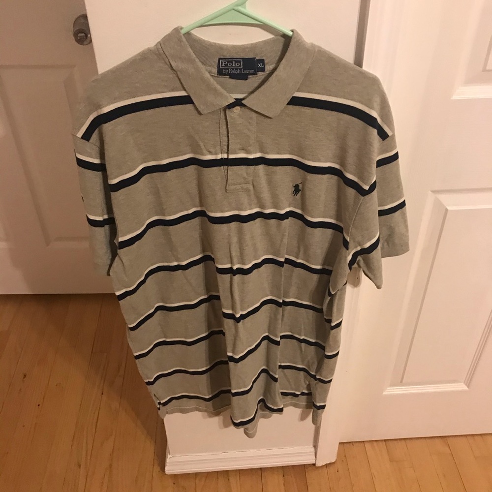Polo by Ralph Lauren Grey Polo Shirt Size XL